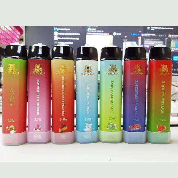 【Hot sale】 PUFF BAR MIGHTY KING 6000 Puffs Plus Vape Disposable Pod