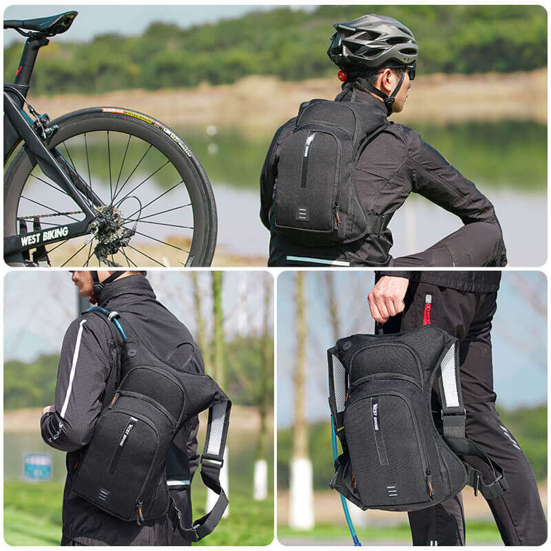 Luckits Bicycle Rack Rear Carrier Bag 10L Insulated Trunk Cooler Bag Multifunctional Mountain Road Bike Cycling Trunk Bag Waterproof Rear Seat Bag Pannier Shoulder Bag for Outdoor Winter Sports