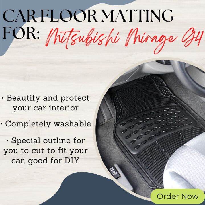 MITSUBISHI MIRAGE G4 Heavy Duty Premium car floor guard mats mattings 4