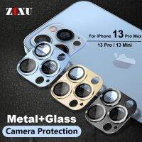 yqcx001 sell well - / Metal Rring With Glass Camera Lens Protector For iPhone 13 12 Mini 11 12 13 Pro Max 11 12 Pro FulL Cover Camera Lens Case Glass