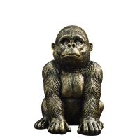 Creative Gorilla Sculpture New Room Decoration Baboon Ornament Abstract  Figurine Modern Home Room Decor Animal Figures