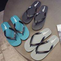 {Flip-Flops Art} รองเท้าแตะฟลิปฟลอป พื้นนิ่ม พื้นหนา กันลื่น สําหรับผู้ชาย ไซซ์ 38-45 x1