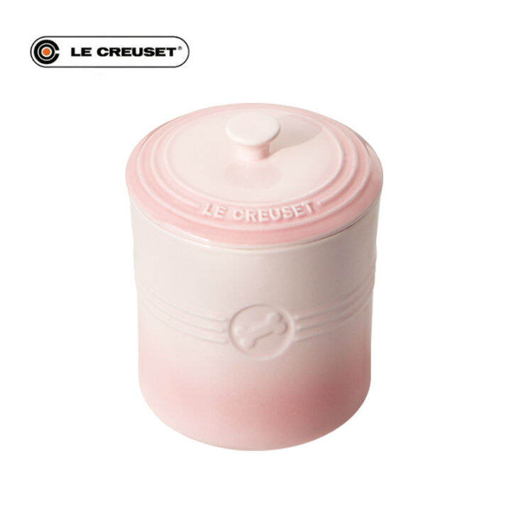 French cold LE CREUSET pet food container, large capacity storage tank