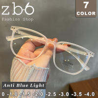 TR90ป้องกันแสงสีฟ้าแว่นตา Unisex แฟชั่น Sqaure กรอบเคลือบเลียนแบบ-ไม้ธัญพืชแว่นสายตาสั้นเกรด-1.0ถึง-4.0