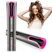 Auto Hair Curler ผมอัตโนมัติ Curling Iron Wand Auto Shut-Off จอแสดงผล LCD Hair Curler Hair Care Home Salon เครื่องมือจัดแต่งทรงผม