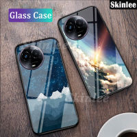 เคสโทรศัพท์สำหรับ Realme 11X 11 5G เคสลายดาวตกแก้วแวววาวดวงจันทร์คู่ฝาหลังเคสสำหรับ Realme Realme 11 11X