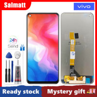 Salmatt หน้าจอจอ LCD แบบดั้งเดิม6.53นิ้วสำหรับ Vivo ชิ้นส่วนจอสัมผัสแอลซีดีของเครื่องแปลงดิจิทัล Y50สำหรับ Vivo Y50 1935 V1965A จอ LCD