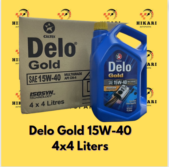 Delo Gold SAE 15W40 4pcs 4 Liters 1 box Lazada PH