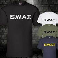 เสื้อยืดแฟชั่นบุรุษเสื้อยืดสําหรับคอสเพลย์ S.W.A.T. Unit Xs-3Xl  H3G2