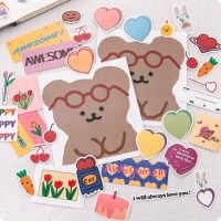 DIY Sticker Cute Graffiti Notebook Stickers Kawaii Skateboarding Sticker Diary Stationery