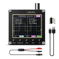 138 PRO Oscilloscope Digital Oscilloscope Handheld Oscilloscope 200 MSa/S,KHz,Analog Bandwidth, Supports Auto,80 KHz PWM and Firmware Upgrades (A)