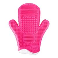 Sigma 2X Sigma Spa Brush Cleaning Glove - Pink ซิกม่า ถุงมือทำความสะอาดแปรง