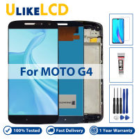 100% ทดสอบ5.5 จอแสดงผล LCD สำหรับ Motorola Moto G4 XT1625 XT1622 XT1624หน้าจอสัมผัสแผงเปลี่ยน Touch Digitizer Assembly