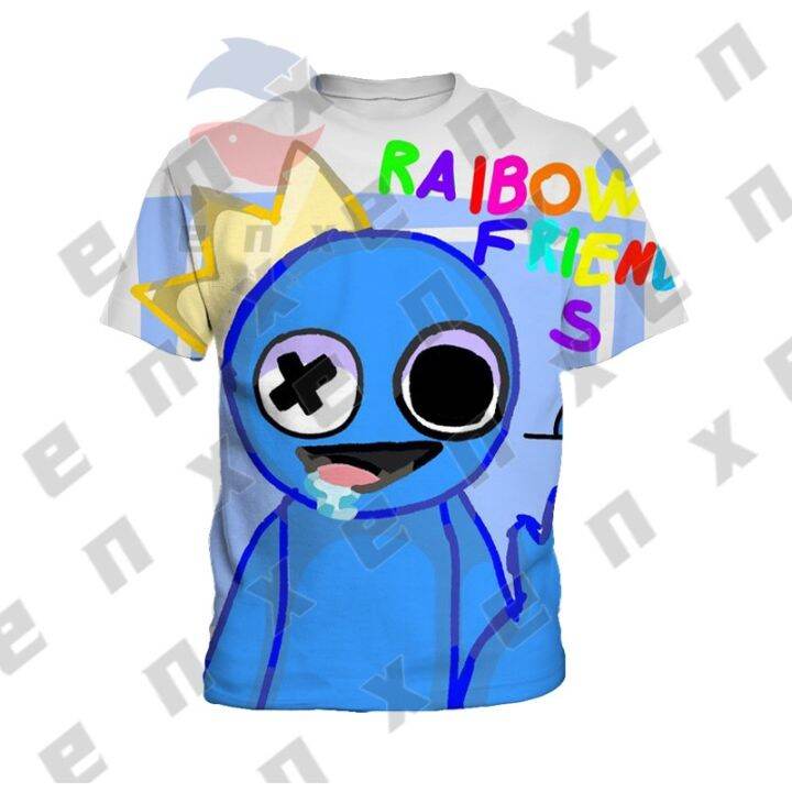 3-13-years-old-nbsp-rainbow-friends-blue-kids-short-sleeve-t-shirt-fashion-printing-colorful-boys-girls-shirts-cartoon-games