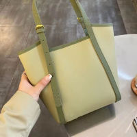 Female Bag Green Lady Handbag, Bucket Bag, High-grade Hand-held Messenger Bag, Fashion Trend Shoulder Bag