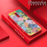 เคส Chenyyyka สำหรับ OPPO Reno Reno Z Reno,เคสลายการ์ตูนกราฟฟิตีด้านหลังเป็นฝ้าดีไซน์ใหม่เคสขอบสี่เหลี่ยมเคสโทรศัพท์แบบแข็งซิลิโคนกันกระแทกเคสป้องกันเลนส์กล้องถ่ายรูป