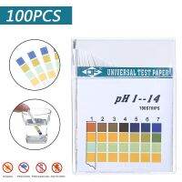 100 แถบ/แพ็คคลอรีน Dip Test Strip Hot Tub SPA Water PH Tester กระดาษสะดวกแถบทดสอบ Controller 1-14st Alkaline Acid-Meqiao ke