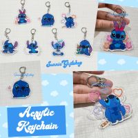 พร้อมส่ง พวงกุญแจ อะคลิลิค สติช Stitch