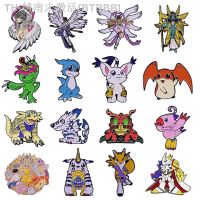 【hot】☈  Anime Jogos Digimon Adventure Esmalte Pins Broche De Metal Emblema Da Moda Jóias Chapéu Roupas Mochila Acessório Presentes