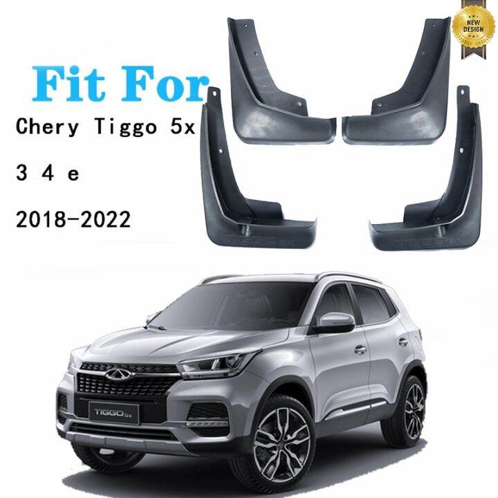 สำหรับ-chery-tiggo-4-e-5x-pro-2022-2021-2020-2019-2018บังโคลนแผ่นบังโคลนการกระเด็นล้อหน้าป้องกันบังโคลนอุปกรณ์ตกแต่งรถยนต์