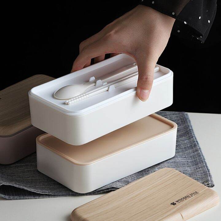 1200ml-microwave-double-layer-lunch-box-wooden-feeling-salad-bento-box-bpa-free-portable-container-box-with-lunch-bag