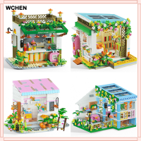 WCHEN Toy House กล่องสีบล็อคก่อสร้างอาคารสตูดิโอวิวถนนในเทพนิยาย THA1455