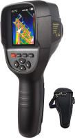 Hti-Xintai 220 x 160 IR Resolution HTI Thermal Imager, Handheld 35200 Pixels Thermal Imaging Camera with 3.2" Color Display Screen(Battery Included)