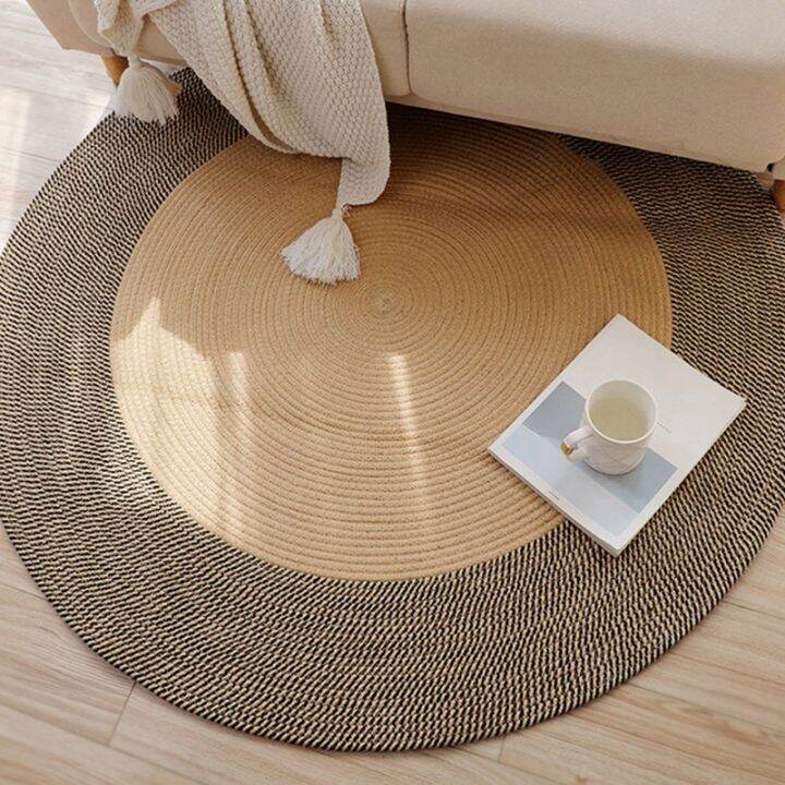 japanese-style-woven-carpet-jute-round-floor-mat-simple-coffee-table-mats-bedroom-living-room-sofa-floor-rugs