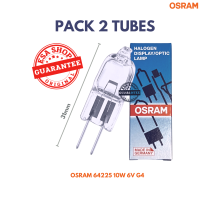 หลอดไฟแพ็ค 2 หลอดOSRAM 64225 10W 6V G4 m/29