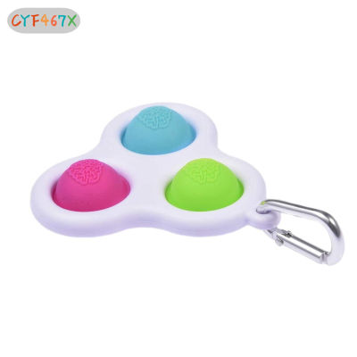 ของเล่น Fidget Handd Mini Fidget ฟิดเจ็ตของเล่น Simple Simple ของเล่น Relief ความเครียดของเล่นมือถือแสงบนนิ้วมือและมือ
