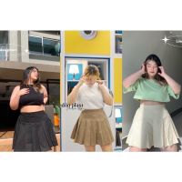 COD DSFGRETGRYTWE W0090 กระโปรงเทนนิสทวิสทรงสวย ผ้าคอตตอน plussize สาวอวบ