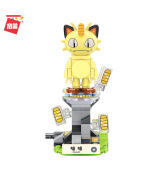 Đồ Chơi Lắp Ráp Pokemon Meowth 68 chi tiết Keeppley B0103 Mini Meowth Qman