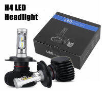 2ชิ้น H4ไฟหน้ารถมอเตอร์ไซค์แบบ LED หลอดไฟสว่างจ้า9003 50W 8000LM 6500K สีขาวเย็นแปลงอัตโนมัติไฟหน้ารถใส่ได้พอดีกับรถยนต์ Toyota Yaris 2004-2019