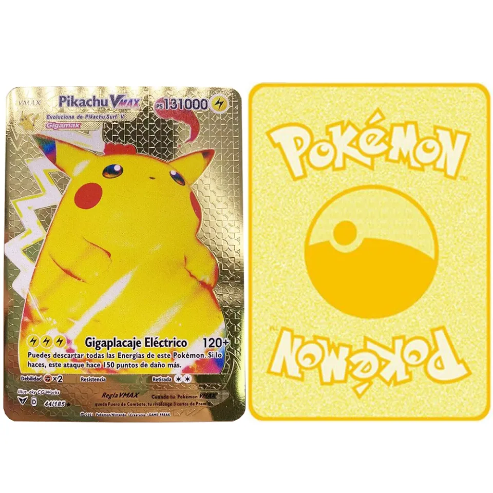  Juego de cartas Pokemon Vmax - Pikachu VMAX 44/185 y