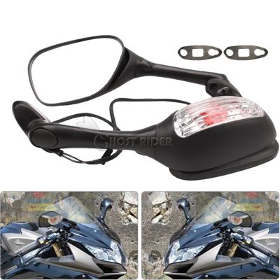 “：{}” For Suzuki GSXR 600 750 2006 2007 2008 2009 2010 GSXR 1000 2005 2006 2007 2008 K6 K7 K8 Motorcycle With Lights Rearview Mirror