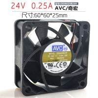 Original AVC DS06025B24H 6025 24v 0.25a 6CM 6 cm 2-wire inverter fan