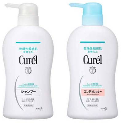 Curel INTENSIVE MOISTURE Shampoo Conditioner คิวเรล อินเทนซีฟ มอยส์เจอร์ แคร์ 420 มล