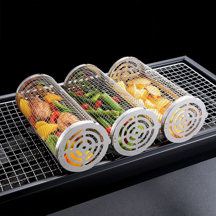rolling-grilling-basket-round-grill-mesh-2pcs-stainless-steel-bbq-grill-mesh-for-vegetables-fish-and-french-fries