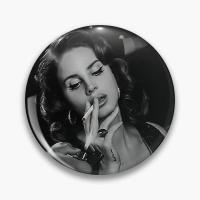 【CC】 Lana Del  Customizable Soft Pin Hat Cartoon Badge Collar Metal