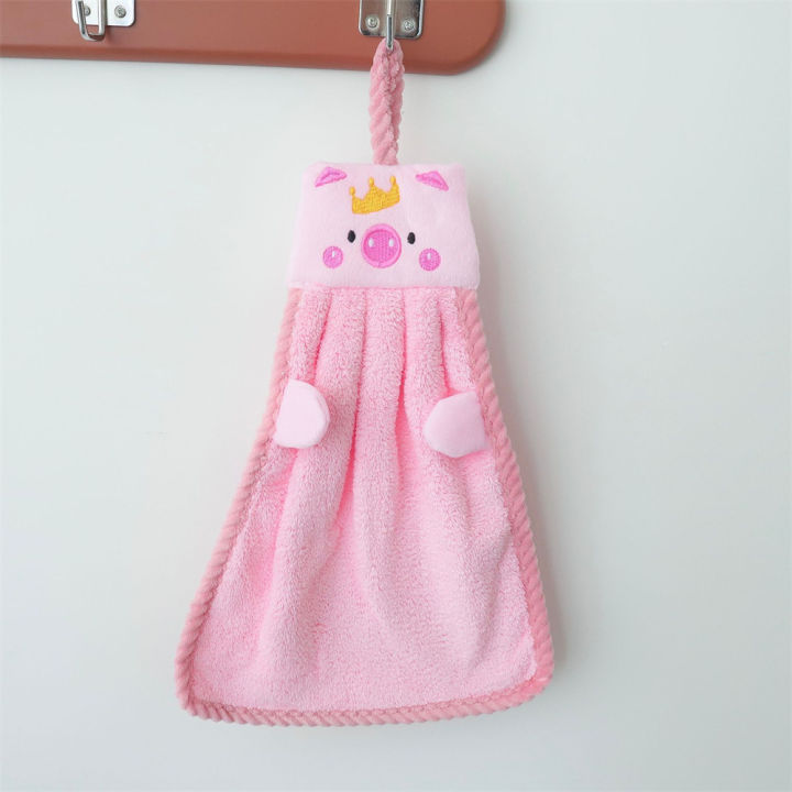 beusia-ผ้าเช็ดตัวหมูน้อย-ผ้าเช็ดตัวผ้าซับน้ำน่ารักใช้ในครัวเรือนฟองน้ำล้างจานผ้าเช็ดมือสำหรับเด็ก