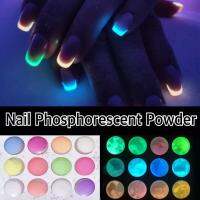 ?ผงแต่งเล็บ ผงนีออน ผงเรืองแสง สว่างล้าน% Neon Fluorescent Powder Nail Glitter