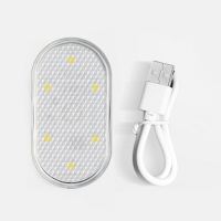 รถยนต์ไร้สายไฟระบบสัมผัส Led ในรถไฟอ่านหนังสือหลังคาภายใน Usb รถที่ชาร์จได้ความสว่างสูงขนาดเล็กไฟกลางคืน