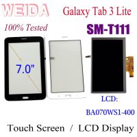 LCD Replacement 7 For Samsung GALAXY Tab 3 Lite 3G SM-T111 LCD Display Touch Screen Separately LCD BA070WS1-400 for GALAXYT111