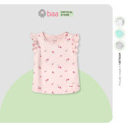 Áo sơ sinh unisex BAA BABY đắp chéo ngắn tay cho bé trai và bé gái từ 0