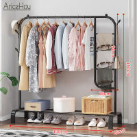 Adjustable Clothes Rack Hanging Storage Simple Furniture escopic Cloth Rail Drying Rack Hanger Organizer Hangers Coat Shelf