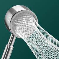 Original Nine Muwang supercharged shower shower nozzle small waist 304 stainless steel set home pressurized bath wall-mounted Strong boost