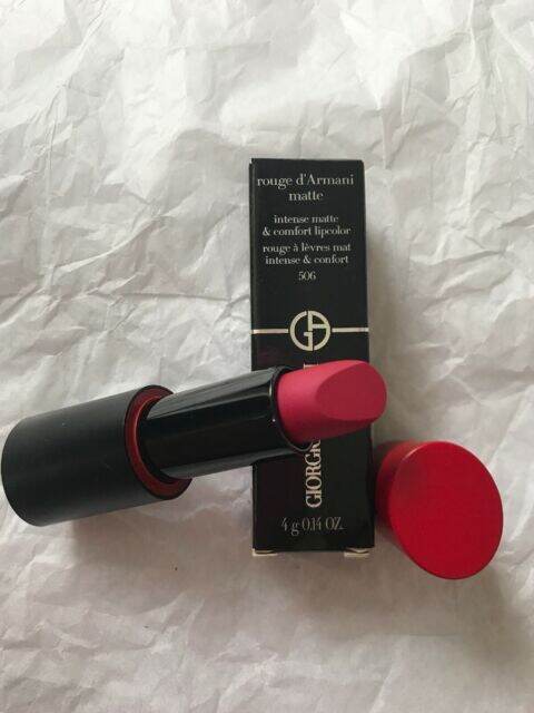 Giorgio Armani Rouge d'Armani Matte Intense Matte & Comfort Lipcolor 506  Maharajah | Lazada Singapore