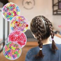 ANYGEL เด็กผู้หญิง 50ชิ้น Scrunchies ที่ยึดหางม้า เชือกผูกผม เชือกผูกผมสไตล์เกาหลี แถบยาง ที่คาดผม แหวนผมเด็ก