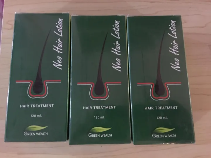 Neo Hair Lotion 120ml X 3 PCS ( Made In Thailand) | GMP Certified