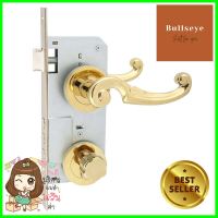 มือจับก้านโยกห้องทั่วไป MORTISE MTL 404 สีทองเงาMORTISE LEVER LOCKSET MUL-T-LOCK 404 GOLD PVD **ด่วน สินค้าเหลือไม่เยอะ**